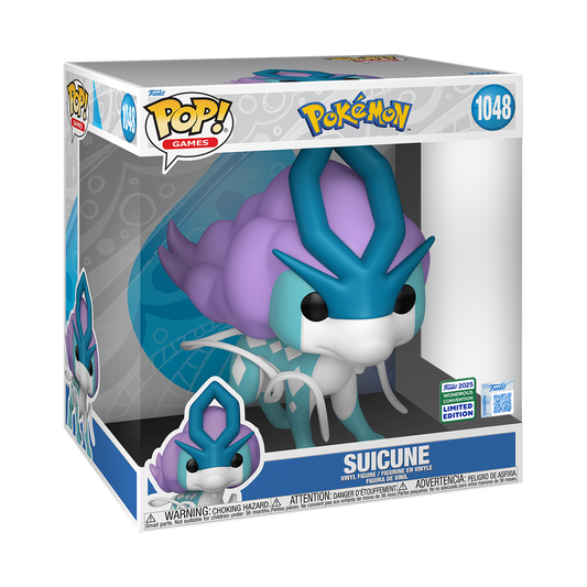 Funko Pop! Games: Pokemon: Suicune (Jumbo 10") (2025 WonderCon Shared Exclusive)