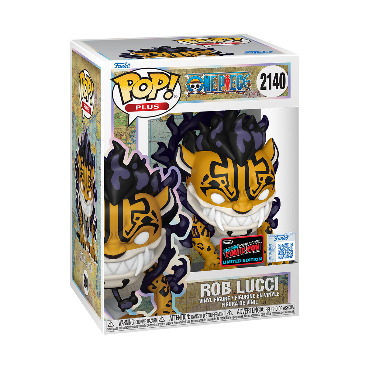Funko Pop! Plus: One Piece: Rob Lucci (2025 NYCC Convention Exclusive)