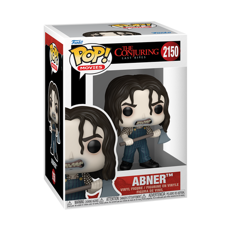 Funko Pop! Movies: The Conjuring Abner figure from Shak's Pop Shop, detailed vinyl collectible with character's costume and features.