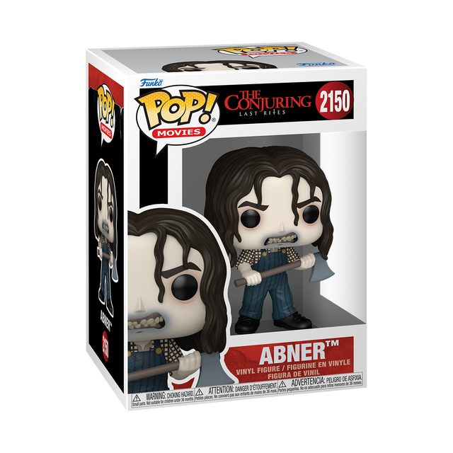 Funko Pop! Movies: The Conjuring Abner figure from Shak's Pop Shop, detailed vinyl collectible with character's costume and features.
