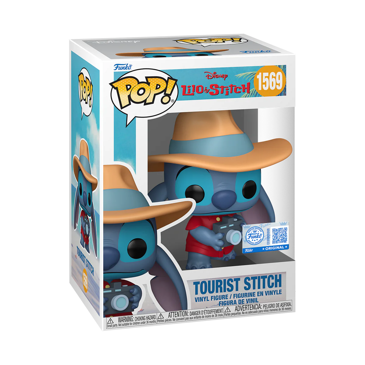 Funko Pop! Disney: Lilo and Stitch: Tourist Stitch (Funko Shop Exclusive)