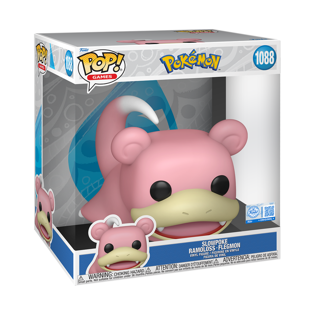 Funko Pop! Games: Pokemon: Slowpoke (Jumbo 10") (Target Exclusive)
