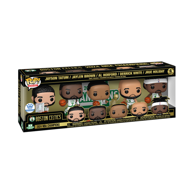 Funko Pop! Basketball: Boston Celtics 2024 NBA Championship 5-Pack (Funko Shop Exclusive)