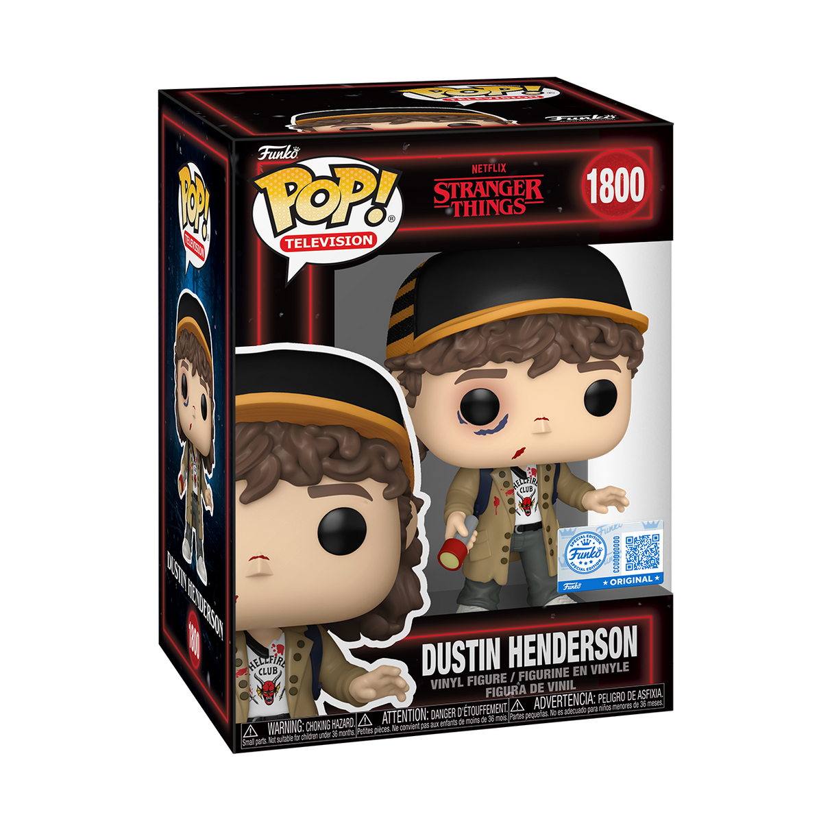 Funko Pop! Television: Stranger Things: Dustin Henderson (Hot Topic Exclusive)