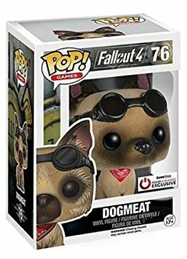 Funko Pop! Games: Fallout 4: Dogmeat (Flocked) (GameStop Exclusive)