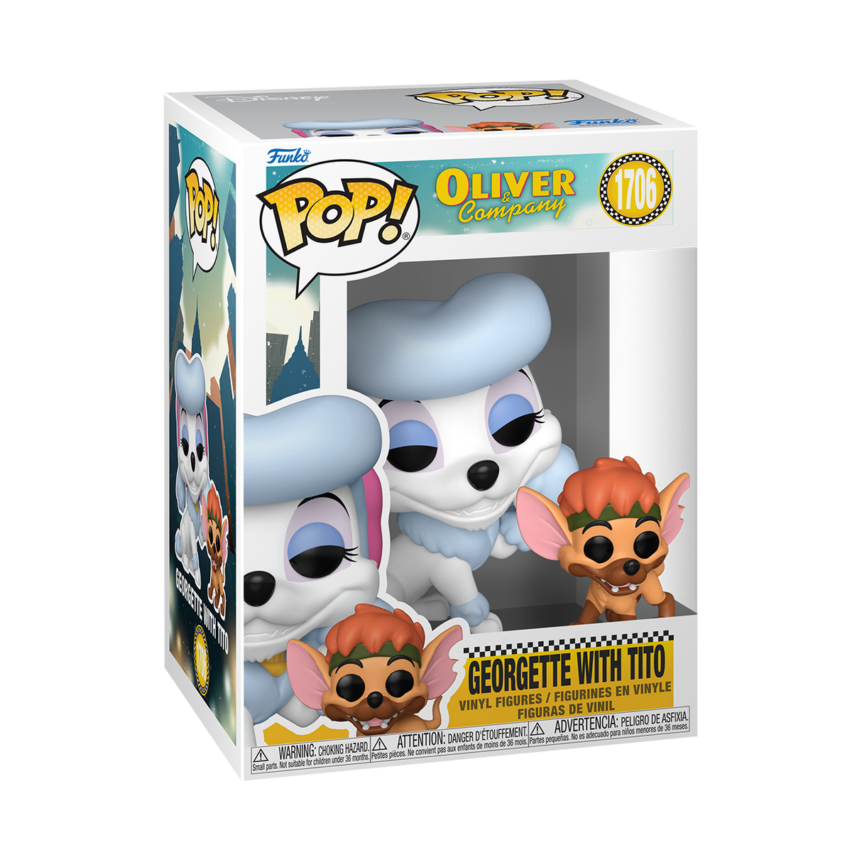 Funko Pop! Disney: Oliver and Company: Georgette with Tito