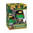 Funko Bitty Pop! Bots Dragonzord with Green Ranger figure from Mighty Morphin Power Rangers, detailed collectible toy.