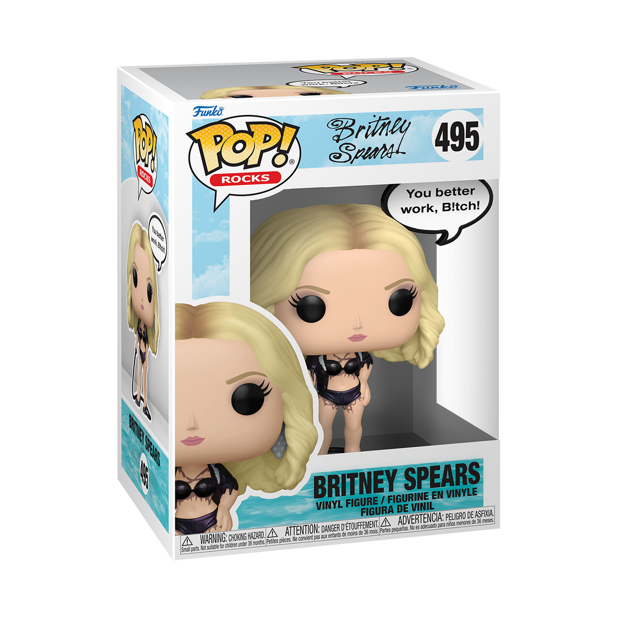 Funko Pop! Rocks: Britney Spears: Work B*tch