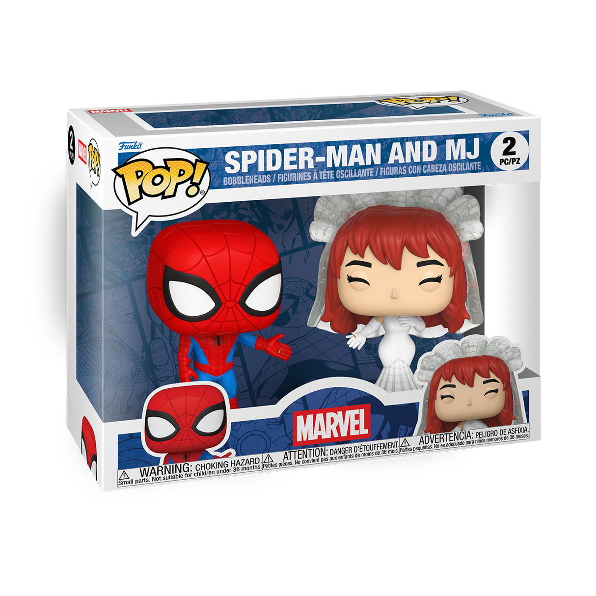 Funko Pop! Marvel: Spider-Man & MJ (2 Pack)