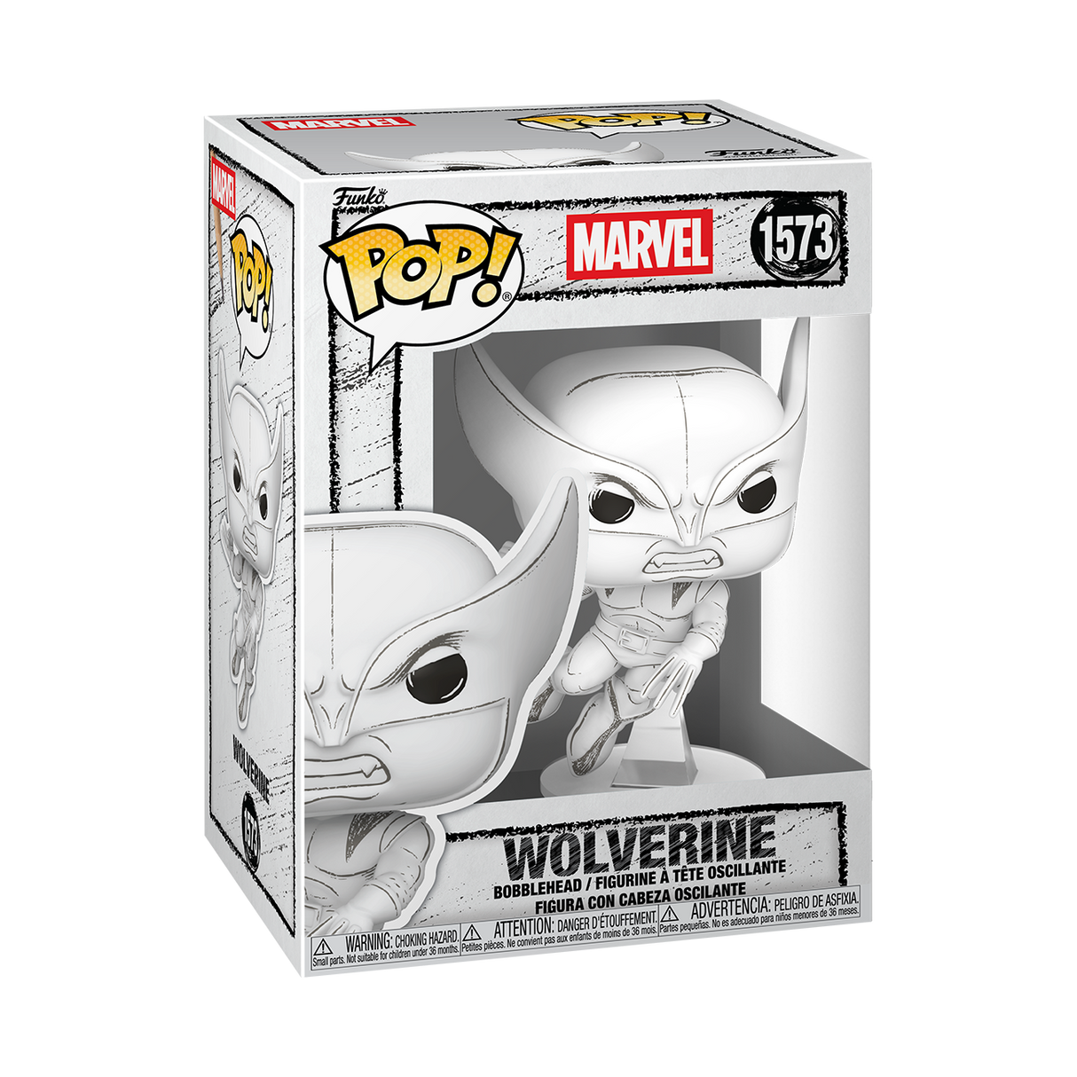 Funko Pop! Marvel: Sketched: Wolverine