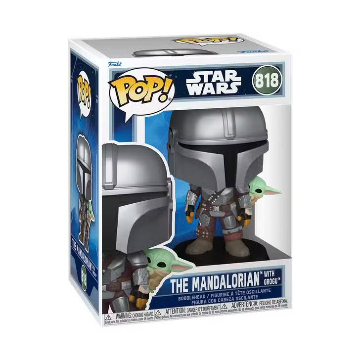 Funko Pop! Star Wars: Mandalorian and Grogu: The Mandalorian with Grogu