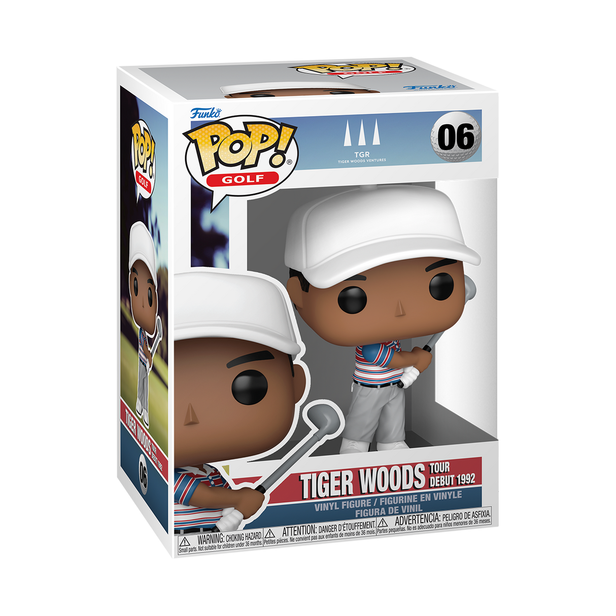 Funko Pop! Golf: Tiger Woods Tour Debut 1992
