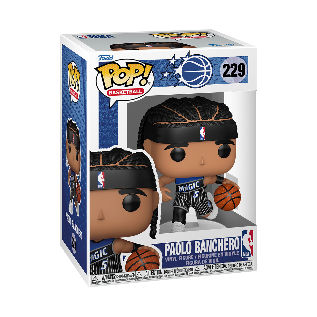 Funko Pop! Basketball: NBA's Orlando Magic: Paolo Banchero