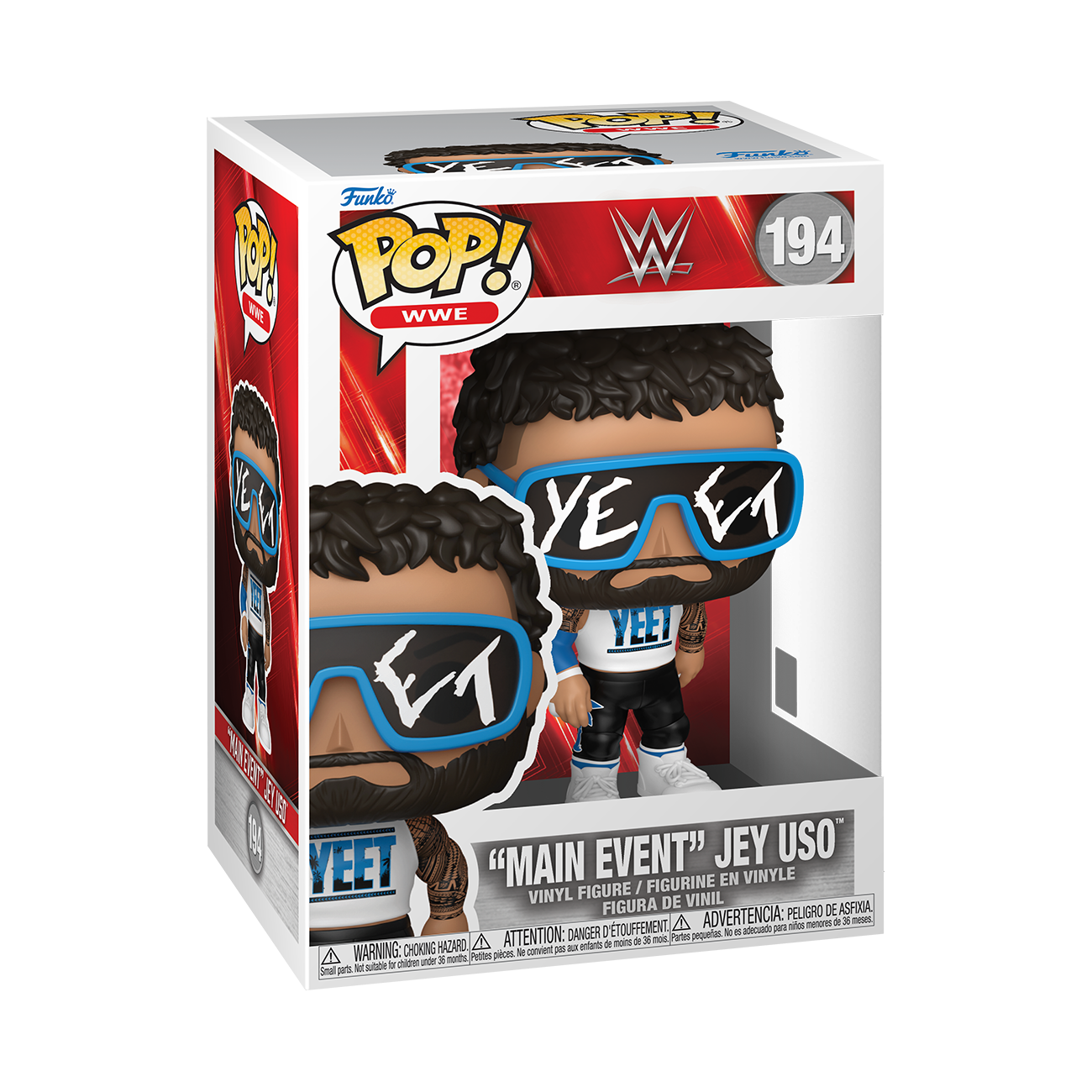 Funko Pop! WWE: Main Event Jey Uso – Shak's Pop Shop