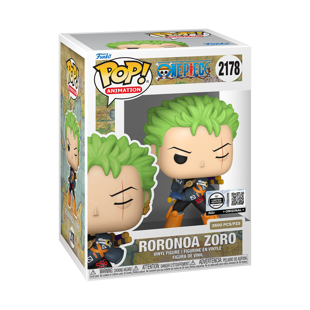 Funko Pop! Animation: One Piece: Roronoa Zoro (LE 3,500) (Funko