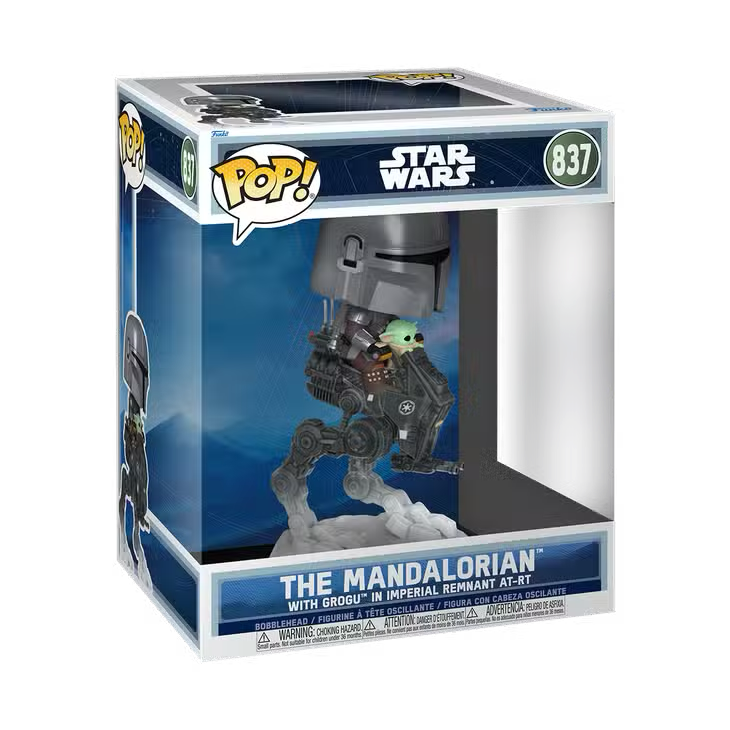 Funko Pop! Star Wars: The Mandalorian with Grogu in Imperial Remnant AT-RT