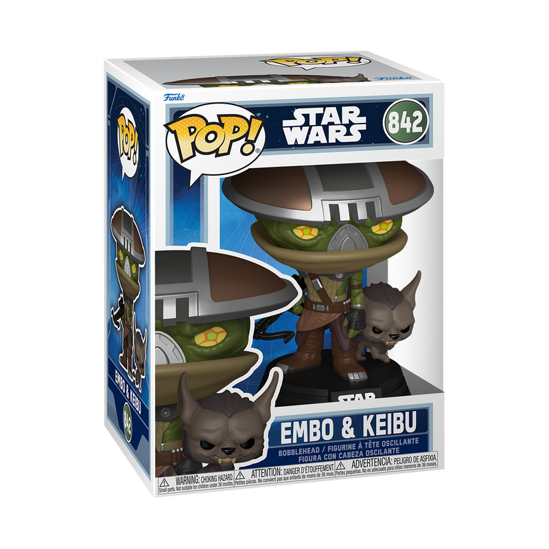 Funko Pop! Mandalorian and Grogu: Embo and Keibu