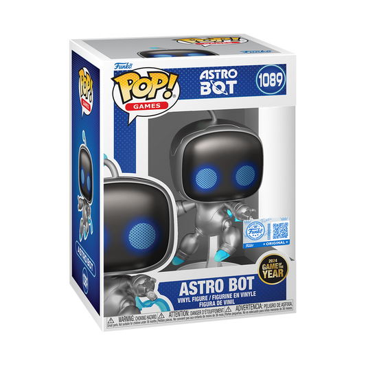 Funko Pop! Games: Astro Bot With Pop Protector (Funko Shop Exclusive)