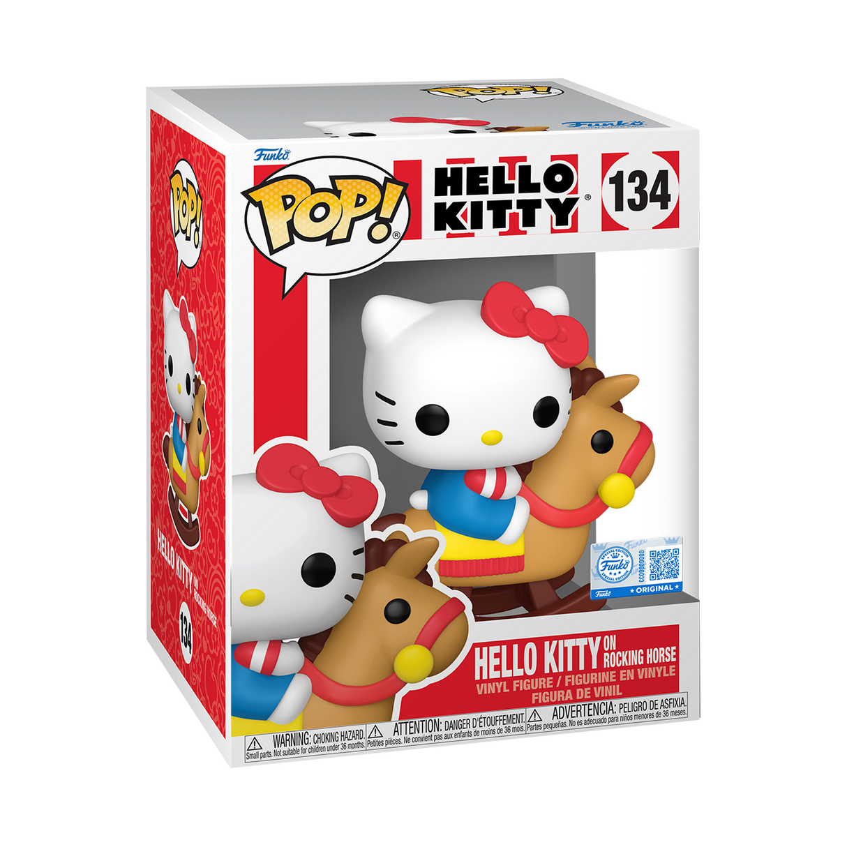 Funko Pop! Premium: Hello Kitty: Hello Kitty on Rocking Horse (Funko Special Edition)