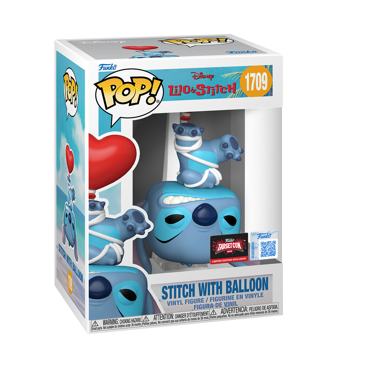 Funko Pop! Disney: Lilo and Stitch: Stitch with Balloon (TargetCon 2026 Exclusive)