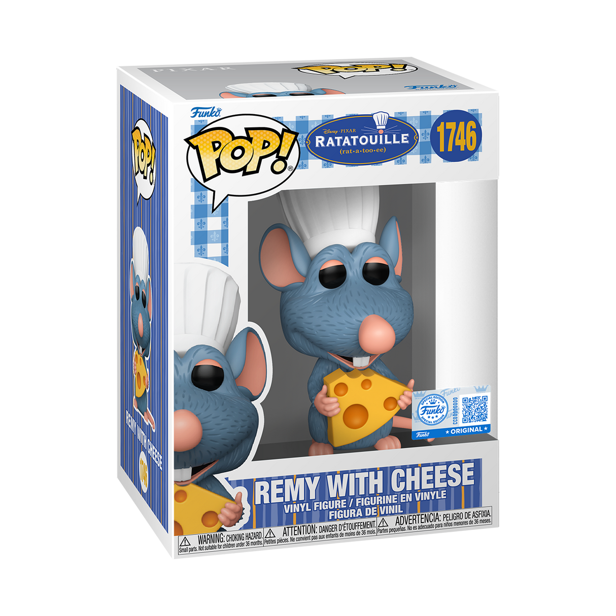 Funko Pop! Disney: Ratatouille: Remy with Cheese (Specialty Series Exclusive)