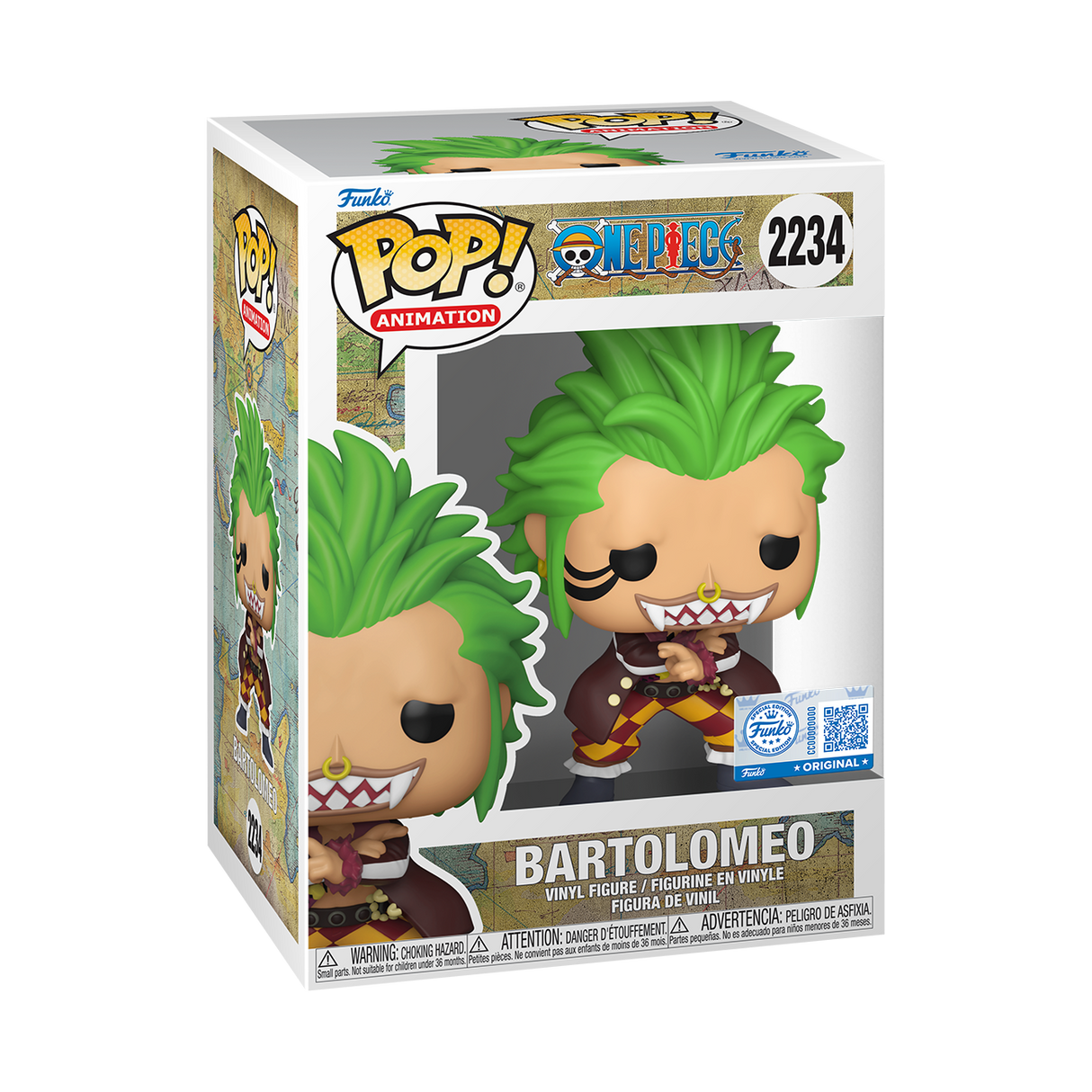 Funko Pop! Animation: One Piece: Bartolomeo (Funko Shop Exclusive)