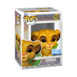 Funko Pop! Disney The Lion King Simba figure from Specialty Series, featuring detailed Simba vinyl collectible.