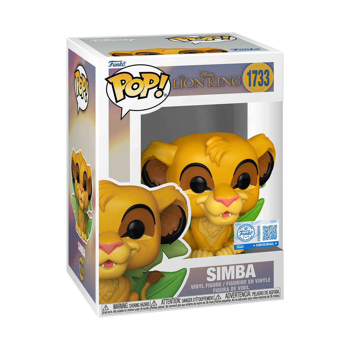 Funko Pop! Disney: The Lion King: Simba (Specialty Series Exclusive)