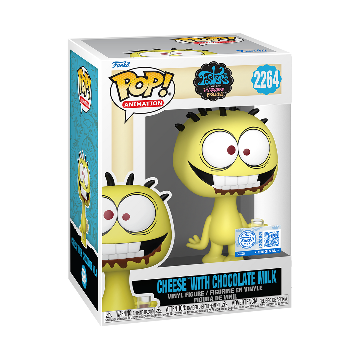 Funko Pop! Animation: Fosters Home for Imaginary Friends: Cheese with Chocolate Milk (Funko Shop Exclusive)