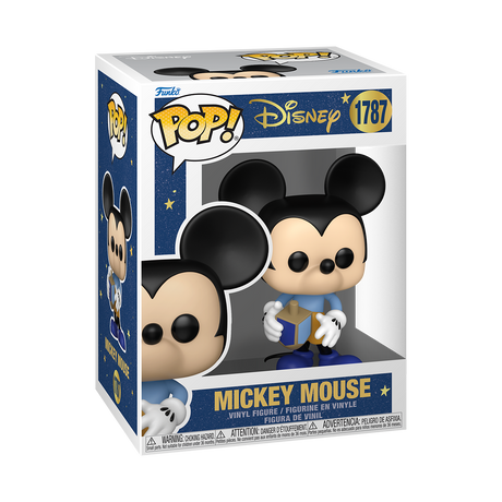 Funko Pop! Disney Mickey Mouse Hanukkah figure with dreidel design, collectible toy from Shak's Pop Shop.