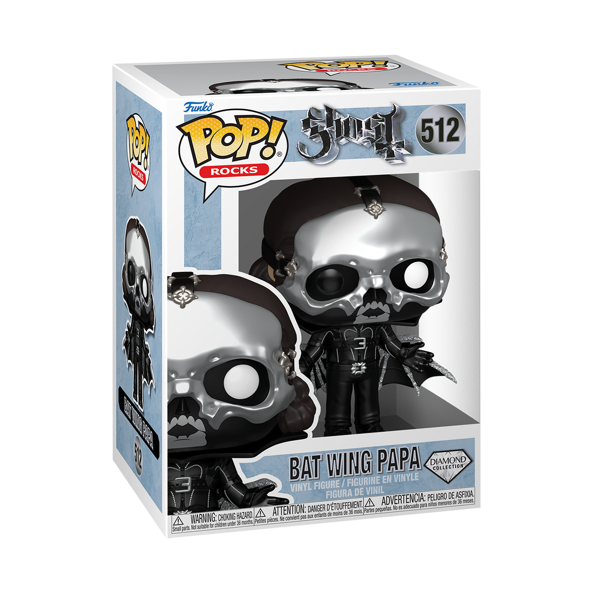 Funko Pop! Rocks: Ghost: Bat Wing Papa (Diamond Collection)