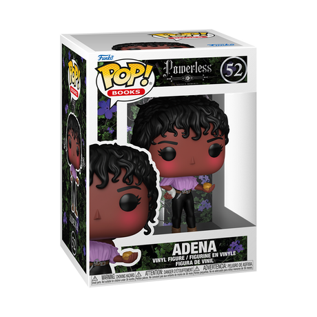 Funko Pop! figure of Adena from Powerless, featuring a stylized collectible toy with detailed costume and character design.