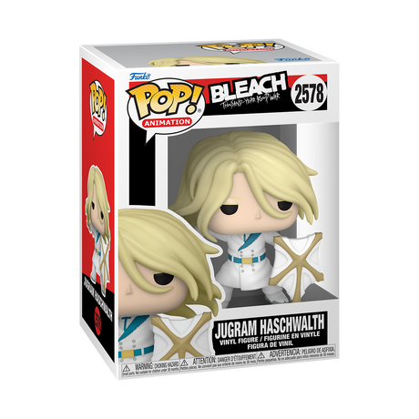 Funko Pop! Animation Bleach Thousand Year Blood War Jugram Haschwalth figure by Shak's Pop Shop, detailed collectible toy.