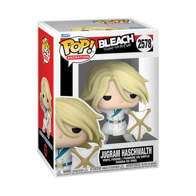 Funko Pop! Animation Bleach Thousand Year Blood War Jugram Haschwalth figure by Shak's Pop Shop, detailed collectible toy.