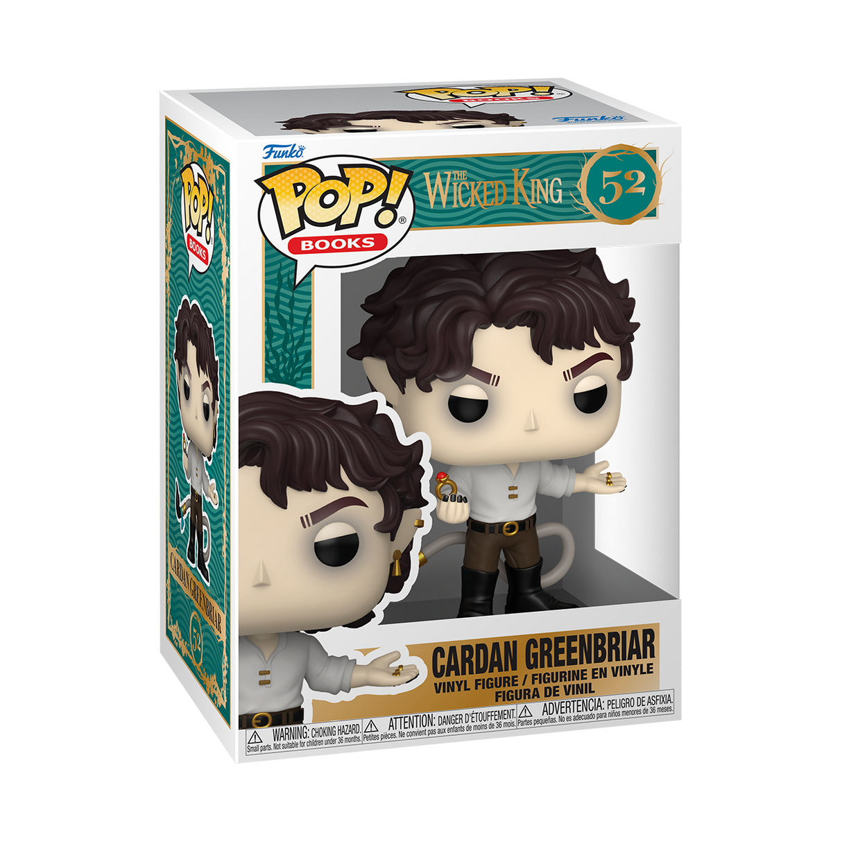 Funko Pop! Books: The Folk of the Air: The Wicked King: Cardan Greenbriar