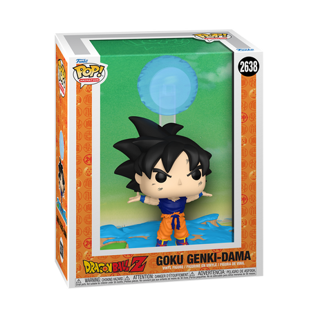 Funko Pop! Animation Dragon Ball Z Goku Genki-Dama figure in a clear display case
