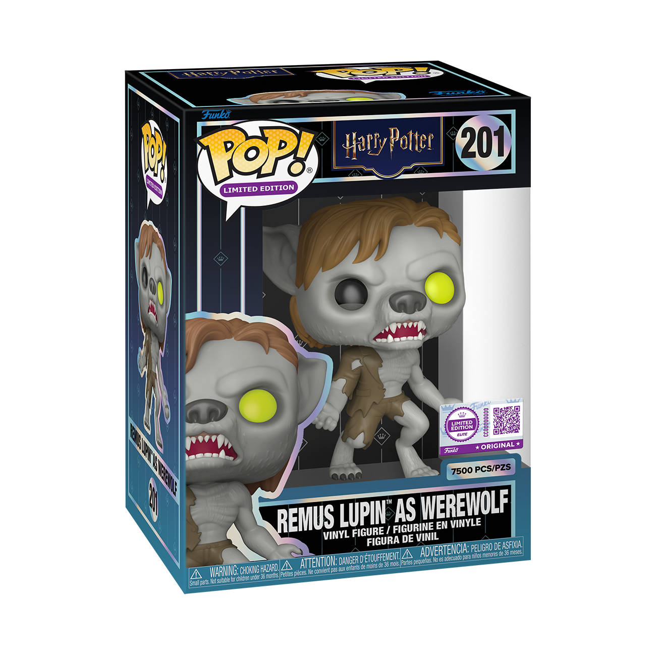 Funko Pop! Harry Potter Remus Lupin as Werewolf limited edition figure, exclusive collectible by Shak's Pop Shop