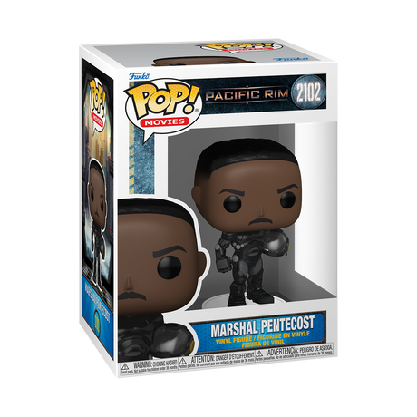 Funko Pop! Movies Pacific Rim Marshal Pentecost vinyl figure with detailed design and packaging.