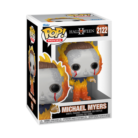 Funko Pop! Movies Halloween II Michael Myers figure with detailed costume and mask, collectible toy from Shak's Pop Shop.