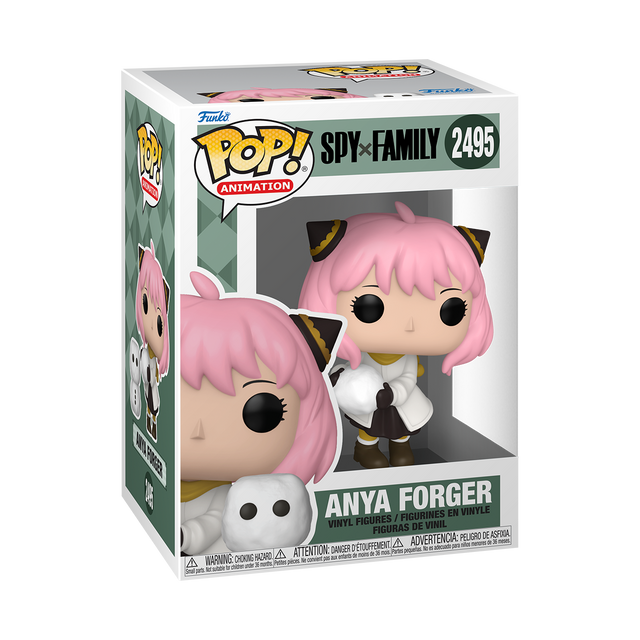 Funko Pop! Animation Anya Forger Holiday figure from Spy x Family, collectible vinyl toy with festive holiday design
