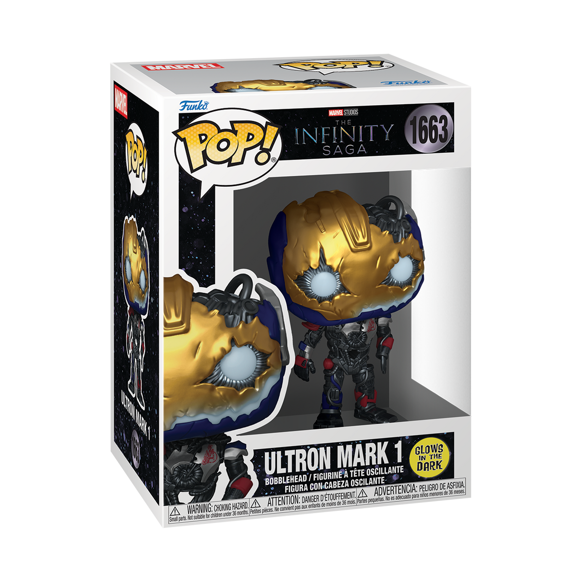 Funko Pop! Marvel: MCU Archives: Ultron Mark 1 (Glow)