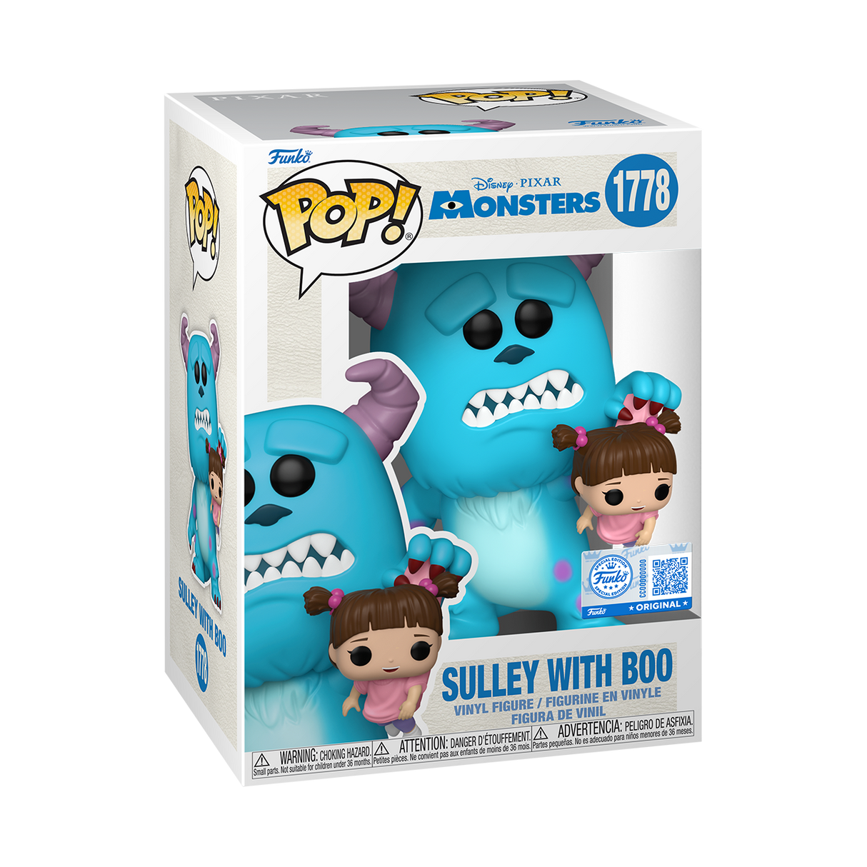Funko Pop! Disney: Monsters Inc: Sulley with Boo (Funko Special Edition)