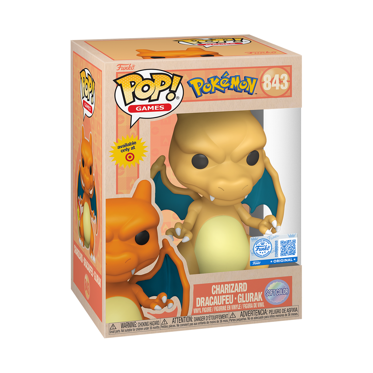 Funko Pop! Games: Pokemon: Charizard (Soft Color) (Target Exclusive)
