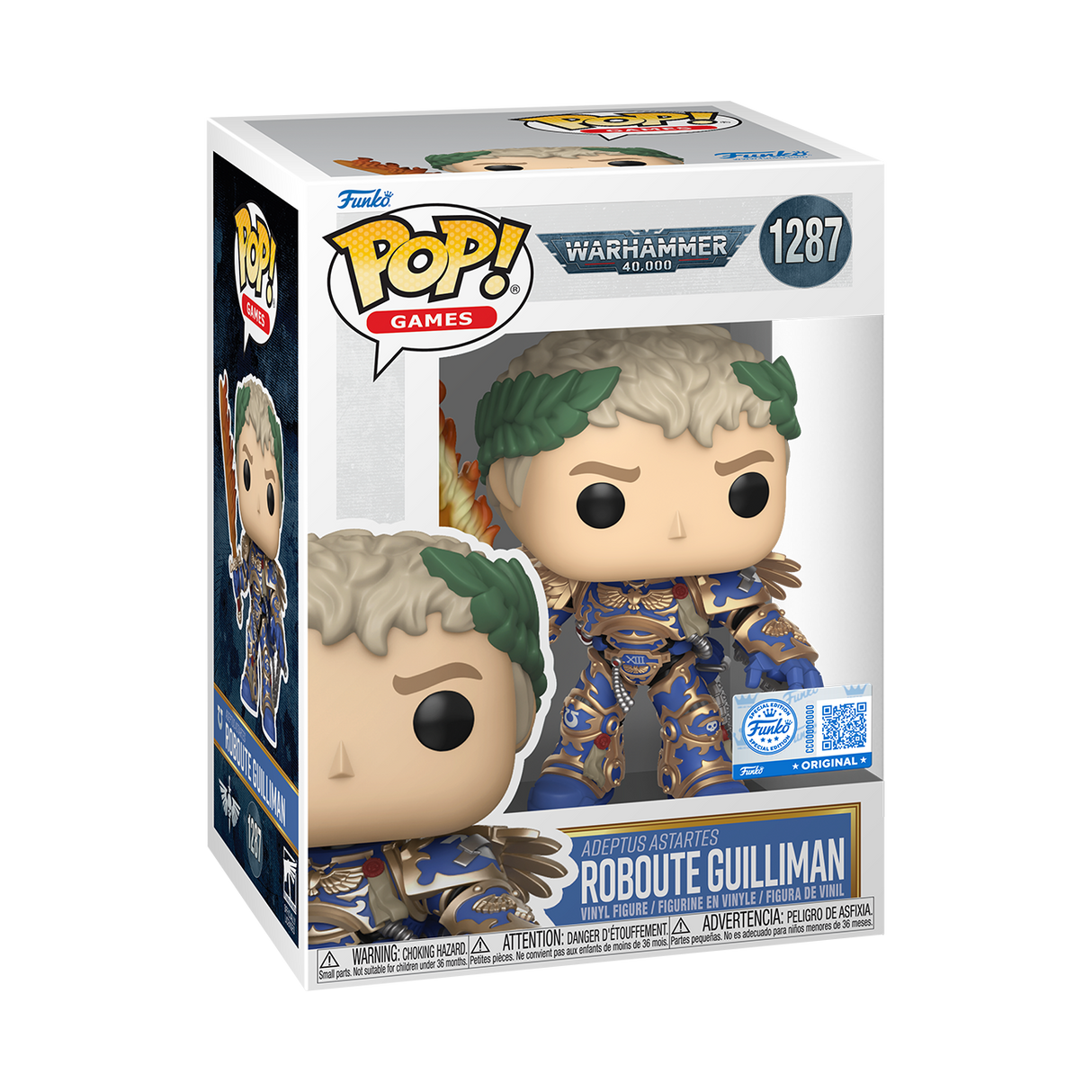 Funko Pop! Games: Warhammer: Roboute Guilliman (Funko Shop Exclusive)