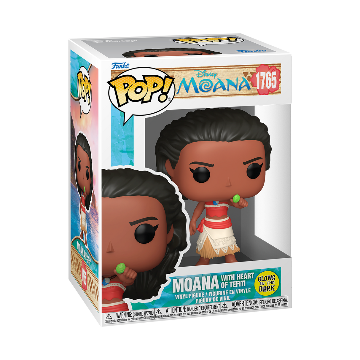 Funko Pop! Disney: Moana: Moana with Heart of Te Fiti (Glow)