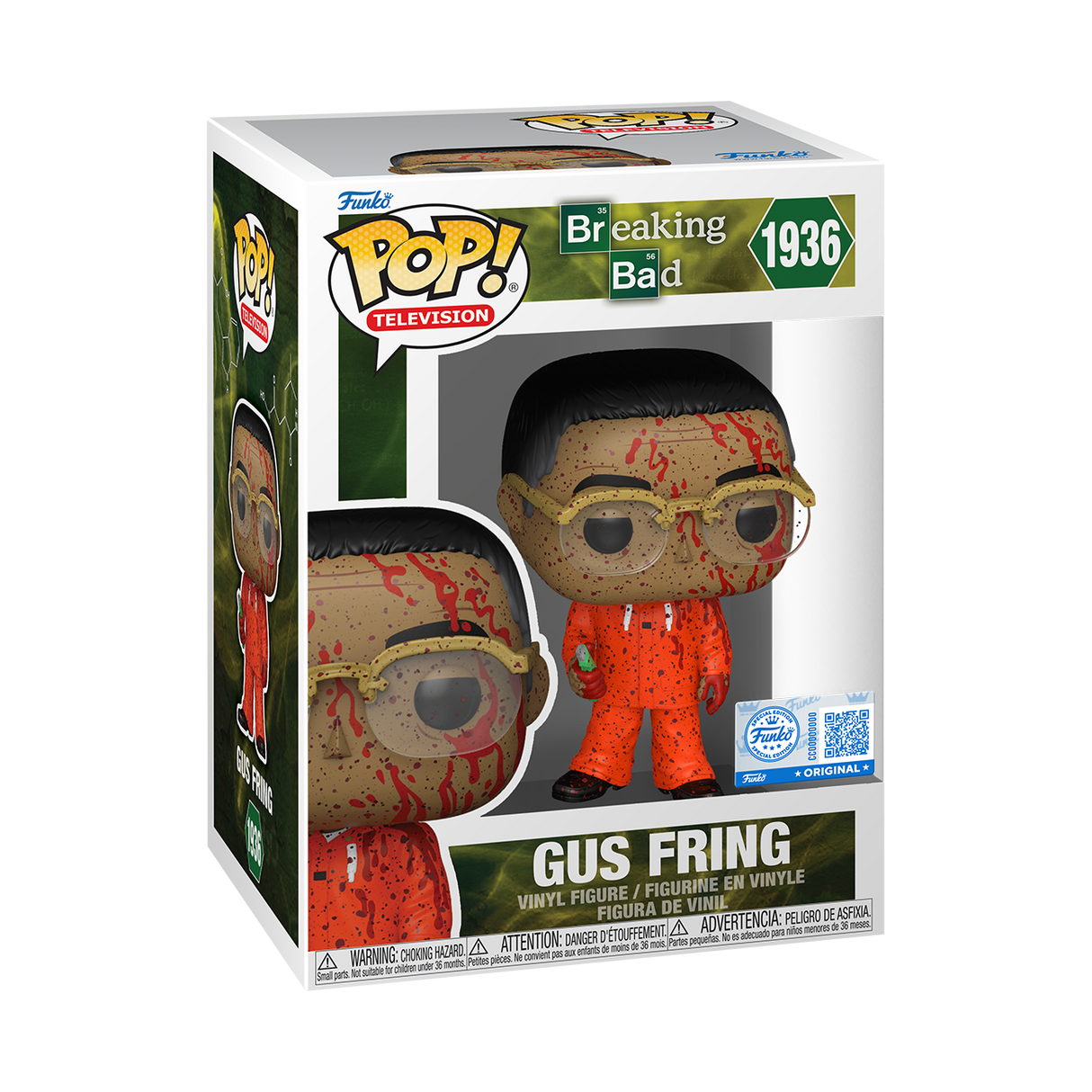 Funko Pop! Television: Breaking Bad: Gus Fring (Bloody) (Toy Temple Exclusive)