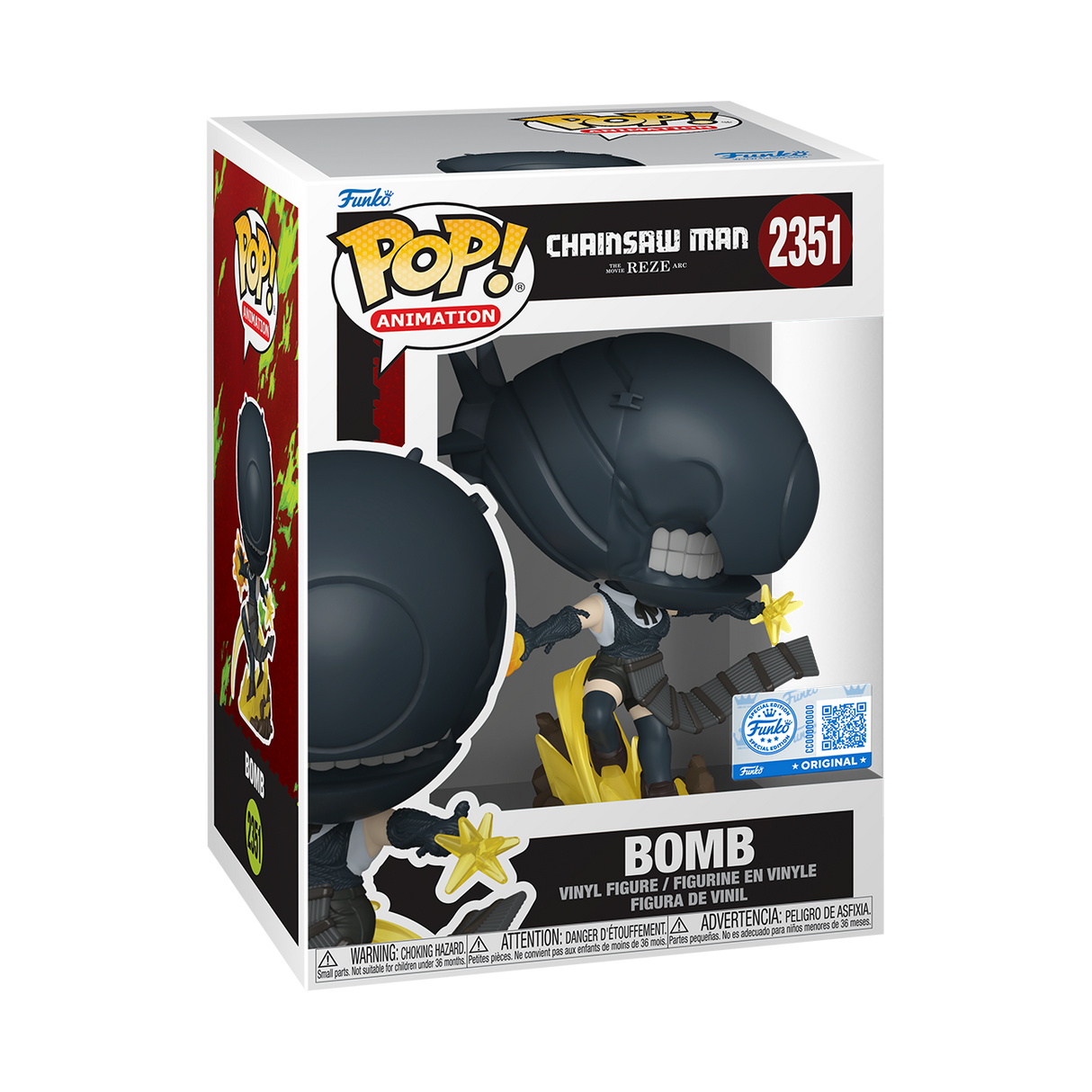 Funko Pop! Animation: Chainsaw Man Reze: Bomb (Blast) (Funko Shop Exclusive)