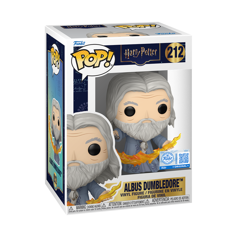 Funko Pop! Harry Potter: Albus Dumbledore (Flames) (Specialty Series Exclusive)