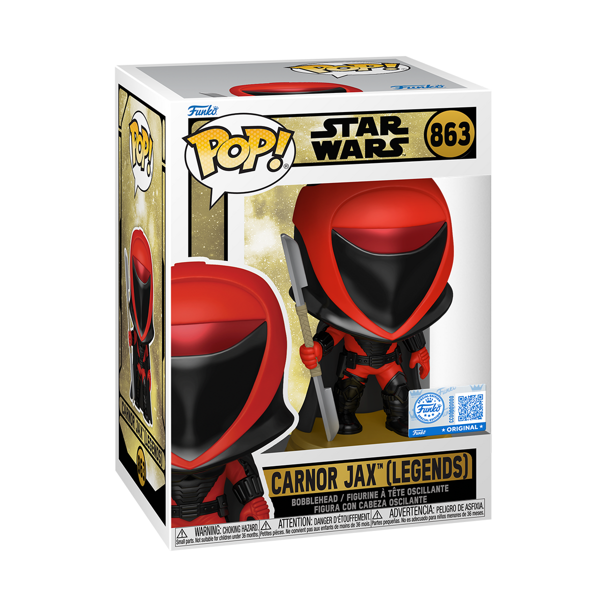 Funko Pop! Star Wars: Carnor Jax (Legends) (Funko Specialty Series Exclusive)