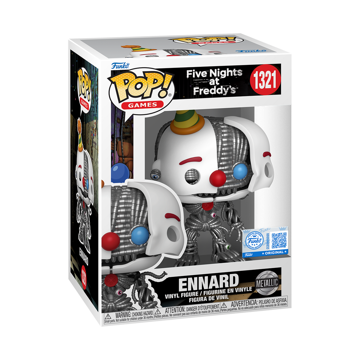 Funko Pop! Games: Five Nights at Freddy's: Ennard (Metallic) (Brad's Toys Exclusive)
